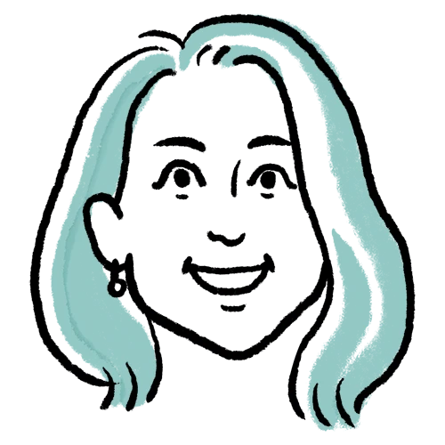 小栗氏の似顔絵