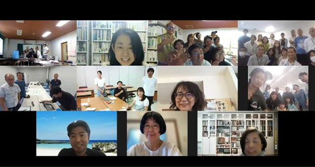 島集合授業の写真